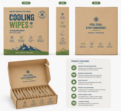 Cooling Wipes Multipack Adventure Edition